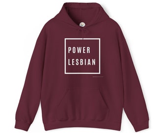 Sweat à capuche Power Lesbian Pride Heavy Blend™