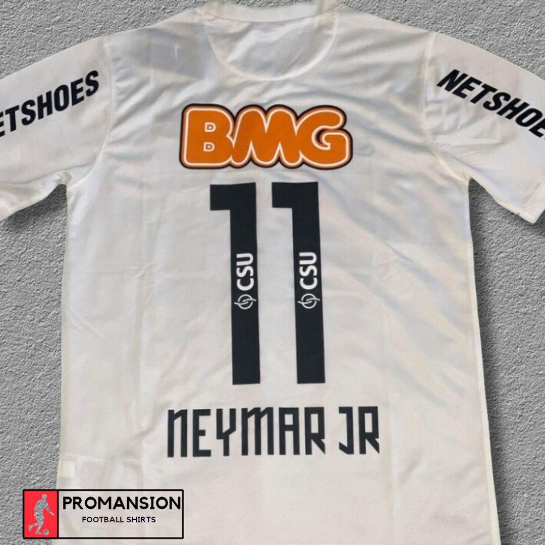 Personalized White Home Neymar Jr #11 Soccer Shirt, A Timeless