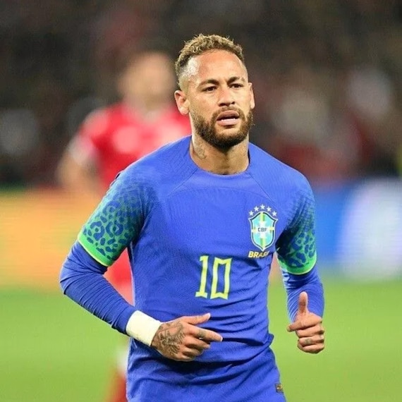 Team Greatest Brazilian Soccer Players Blue Neymar Brazil