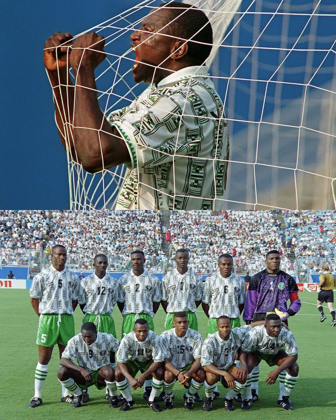 Nike OKOCHA サッカーシャツ オコチャ　10 ナイジェリア代表 ナイジェリア代表 2002 Nike ホーム半袖 ユニフォーム #10
