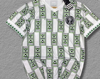 Personalized Nigeria WC 94 Soccer Shirt, Okocha #10 Retro