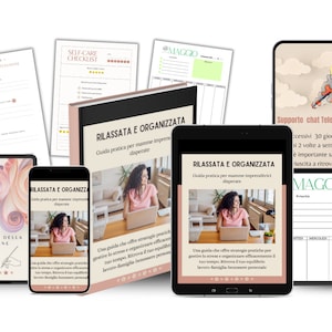 Practical Guide RELAXED AND ORGANIZED + Weekly Planner + Gratitude Journal + Self-Care Checklist + telegram support