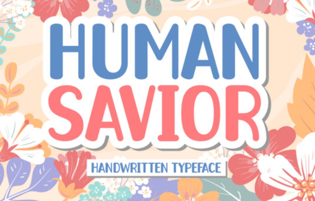 Savior Script Human Savior Font, Display Fonts, Cricut Fonts, Script Fonts, Wedding ...