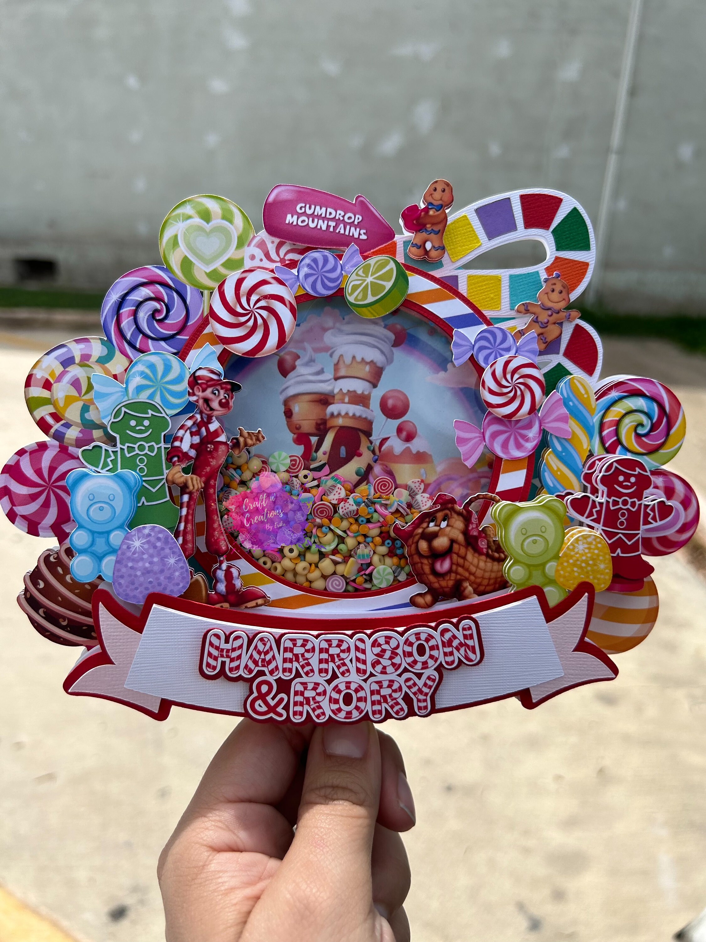 Candy Land Cake Topper