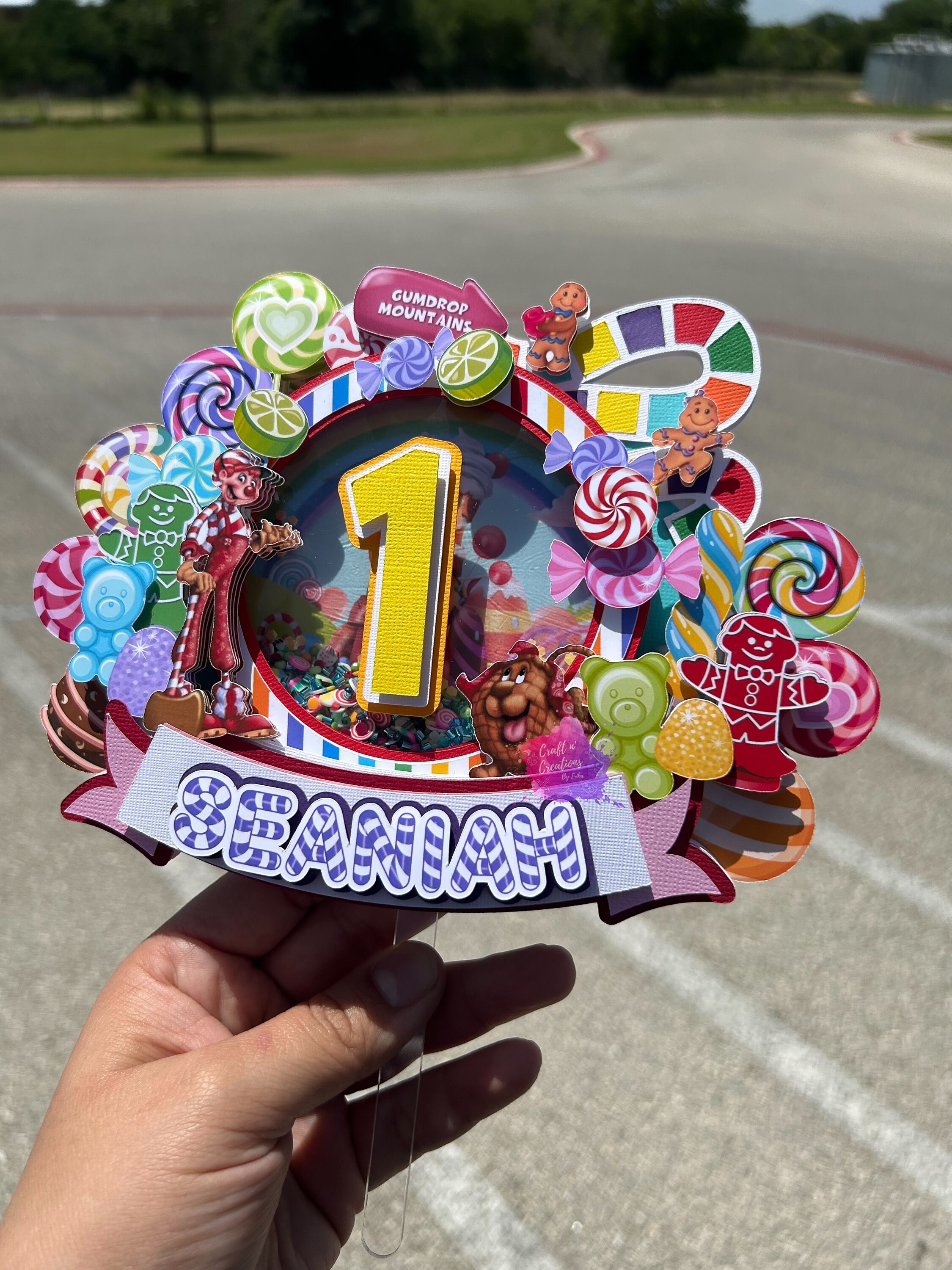 Candy Land Cake Topper