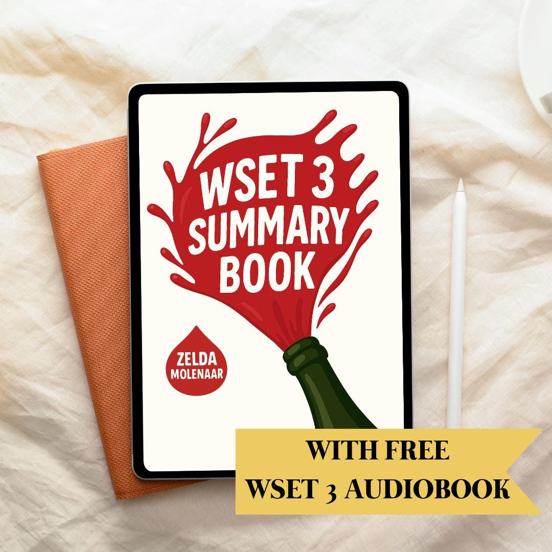 WSET Level 3 Study Guide: Wine Exam Summary & Audiobook (PDF