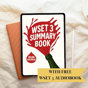 WSET Level 3 Lernführer: Wein Prüfungs-Zusammenfassung & Hörbuch (PDF Download Ebook)
