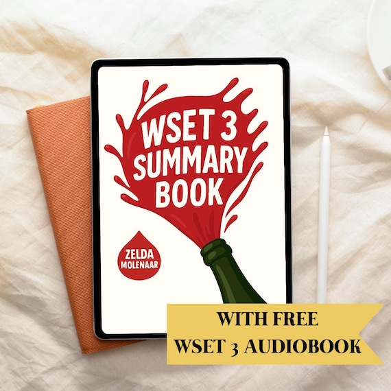 WSET Level 3 Study Guide: Wine Exam Summary & Audiobook (PDF