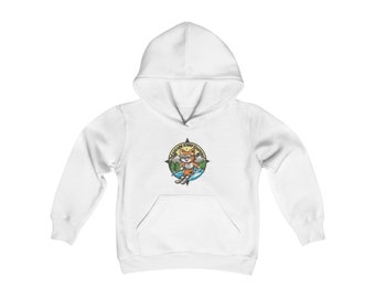 Cascade Kiddy Crusisers ORIGINAL ski Team Hoodie, Comfy Warm Sweatshirt, Mt. Hood Skiing, Cozy Pullover, Youth Heavy Hoodie