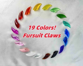 19 Colors! Furry Claws Colorful Fursuit Claws Kawaii Furry Cosplay Costume Prop Cute Gift For Furry Gift For Child Handcrafted Customizable