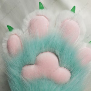 20 Colors Handcrafted Paws Gloves Cat Claw Paws Shaped Fursuit Gloves Kawaii Furry Cosplay Costume Prop Cute Gift For Furry Gift For Child image 7