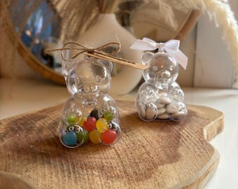 Personalized teddy bear dragees