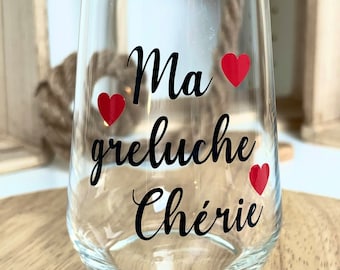 Verre à eau personnalisé