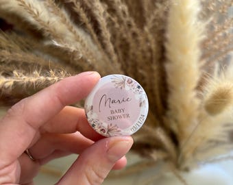 Personalized Badges for Baby Shower/Gender Reveal