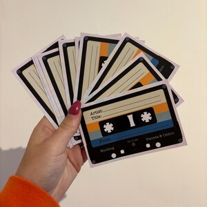 Carte choix musique personnalisé pour mariage