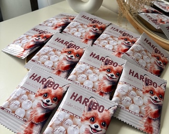 Personalized Haribo Dragibus for baptism