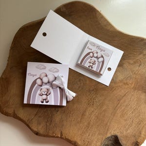 Mini livre + chocolat personnalisé