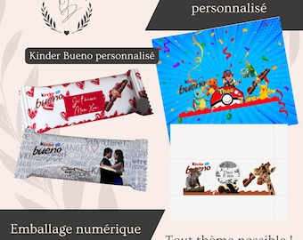 Kinder Bueno personalizzato - Digitale - Pronto per la stampa