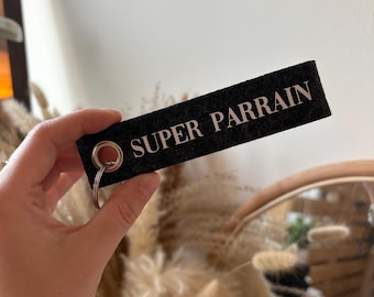 Personalisierter Schlüsselanhänger für Patenonkel & Patentante