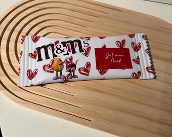 Gepersonaliseerde M&M's voor Valentijnsdag