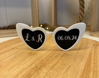 Lunettes coeur personnalisées