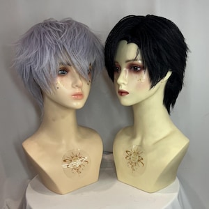 Perruque de cosplay Rengoku Kyojiro - Perruque hérissée de flammes personnalisée premium pour chasseur de démons