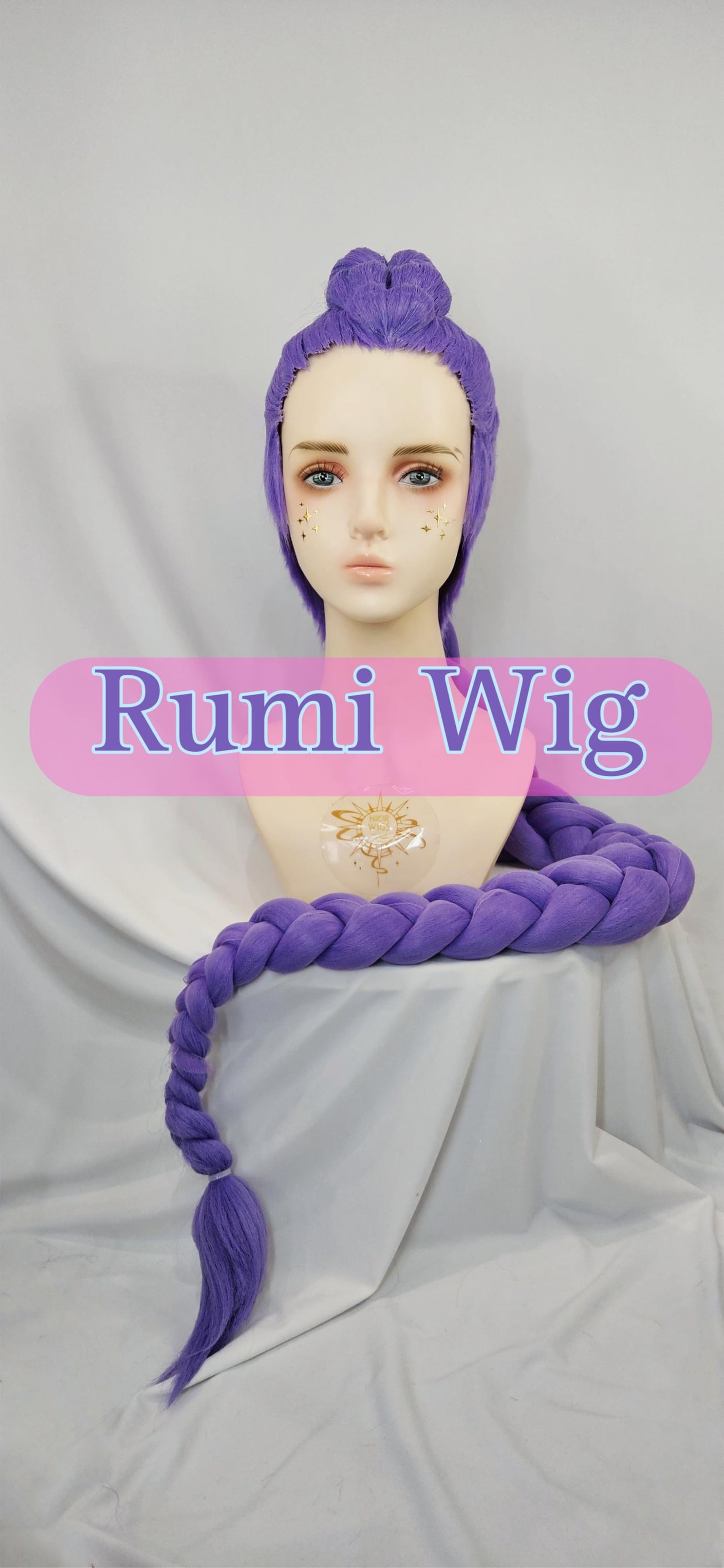 Custom Wig, Rumi Wig. Rumi Cosplay Wig, K-pop Demon Hunters Wig ...