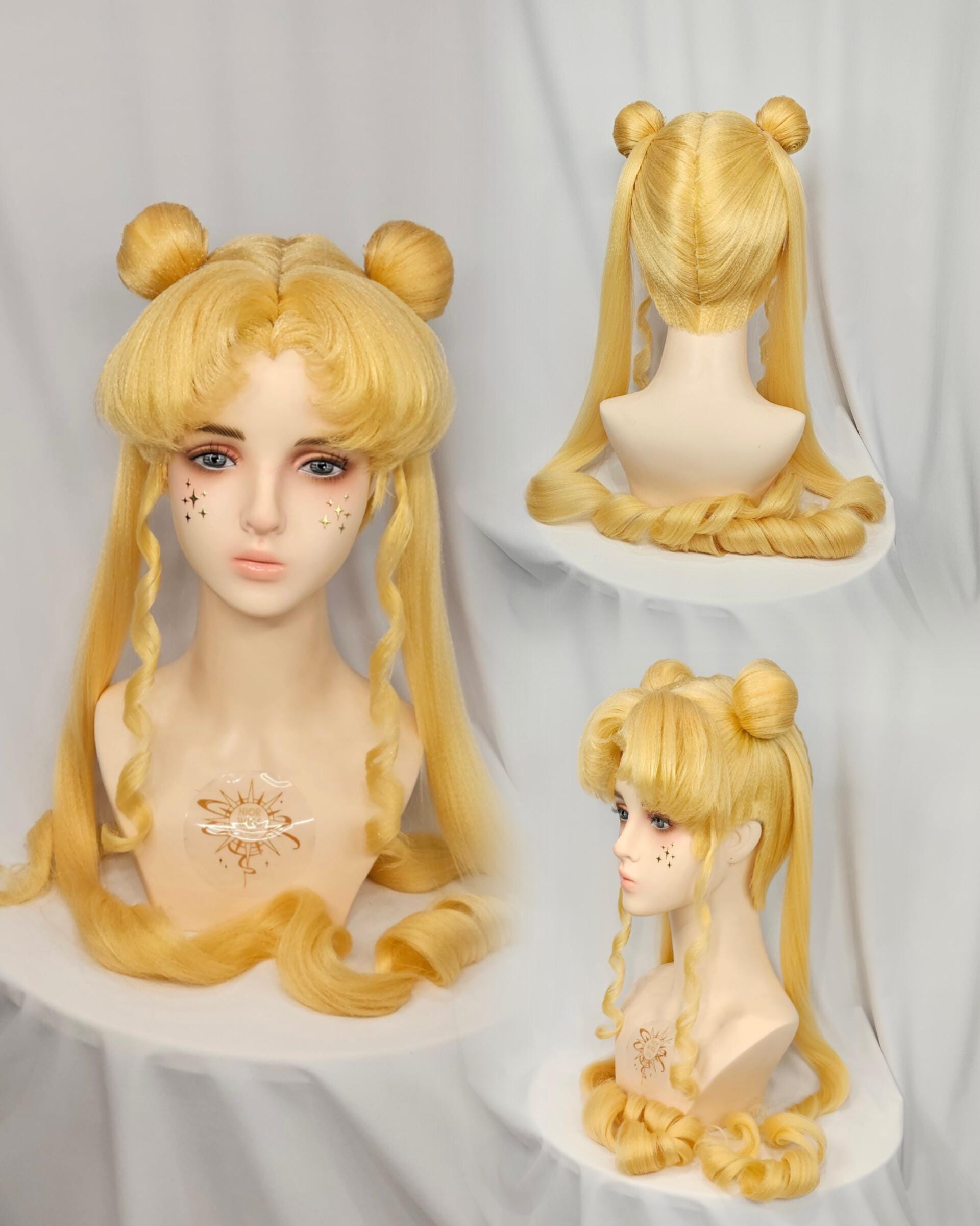 カスタムセーラームーンキャラクターコスプレウィッグ：セーラームーン