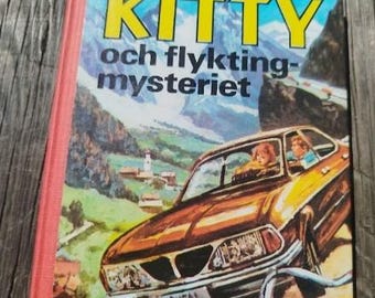 Libro sueco de Nancy Drew de 1984: Testigo cautivo - Carolyn Keene, Suecia de mediados de siglo