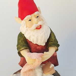 Skandinavischer Weihnachtswichtel Kleidung waschen - Nisse Tomte Schwedisch Norwegisch Dänemark-Weihnachts Elfe Dekor