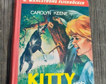 Libro sueco de Nancy Drew de 1969: El misterio de la ventana oculta - Carolyn Keene, Suecia de mediados de siglo