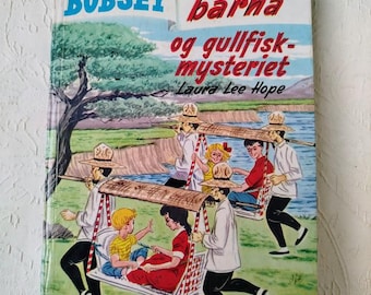 Libro NORUEGO Los gemelos Bobbsey - El misterio del pez dorado - #32 - Libro infantil NORUEGO