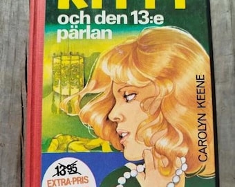 1980 La decimotercera perla - Libro sueco de Nancy Drew - Carolyn Keene, Suecia de mediados de siglo - n.° 56