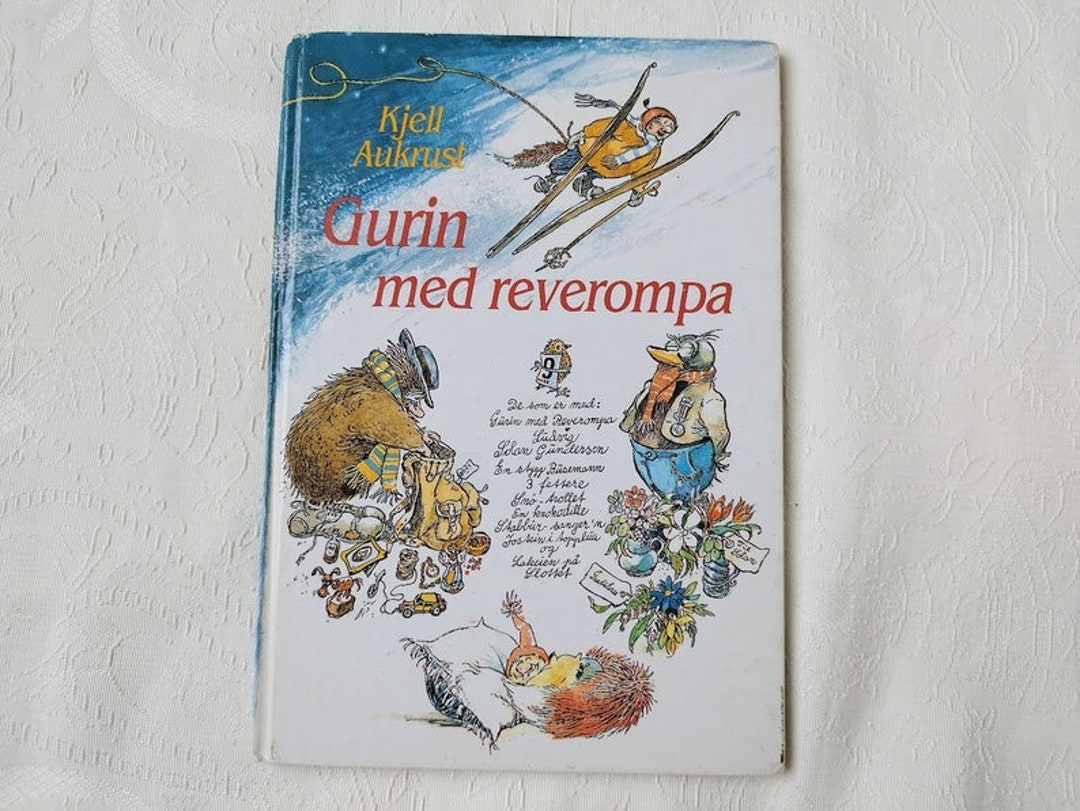 NORWEGIAN Book - Gurin Med Reverompa by Kjell Aukrusts - Illustrated  Childrens Story Book NORSK Norway - Etsy UK
