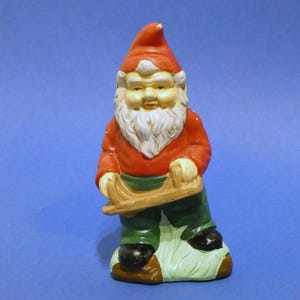 Zweedse Noorse kerstkabouter -- Keramische tuin Tomte Nisse -- Scandinavisch kerstdecor - vintage kersthuisdecoratie