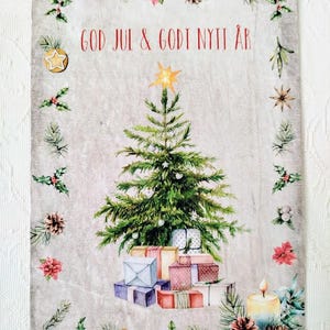 God Jul e felice anno nuovo - Cartoline di buon Natale svedesi norvegesi - Cartoline di auguri nordici