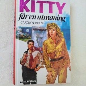 1987 Swedish Nancy Drew Book -  Buried Secrets (Nancy Drew Files)- Carolyn Keene Mid Century Sweden