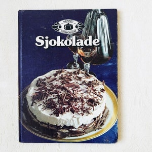 Vtg Norwegian Chocolate Cakes and Dessert Recipe book - Cookbook - Norway Scandinavian gift