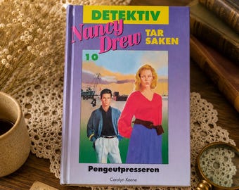 1987 Norwegian Nancy Drew Book - This Side of Evil  - Carolyn Keene - Norway - Scandinavian