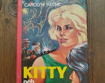 Libro sueco de Nancy Drew de 1971: El misterio del dragón de fuego - Carolyn Keene, Suecia de mediados de siglo