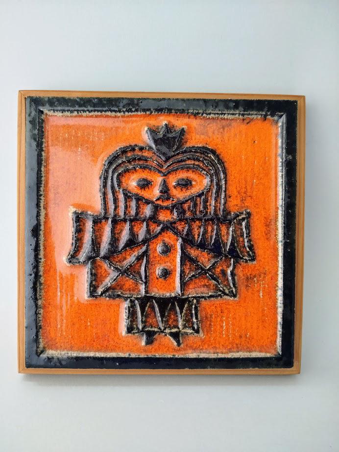 売上実績NO.1 Galaaen Konrad Norwegian 1972 - Tile Art Porcelain Porsgrund アンティーク雑貨