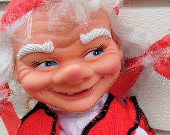 Gnomo Nissemor Tomtemor grande, noruego, sueco, de 40 cm - Adorno navideño escandinavo, Noruega, Suecia, Dinamarca - Regalo para la esposa de Papá Noel