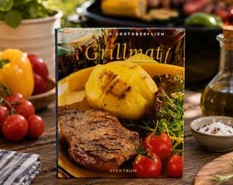 Vintage Norwegian BBQ Cookbook "Grillmat" | Scandinavian Grill Recipe Book | Norwegian Cookbook | Summer Barbecue Recipes |