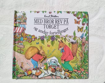 Libro norvegese Brer Fox va al mercato e altre storie di Enid Blyton - Libro per bambini norvegese - Scandinavo