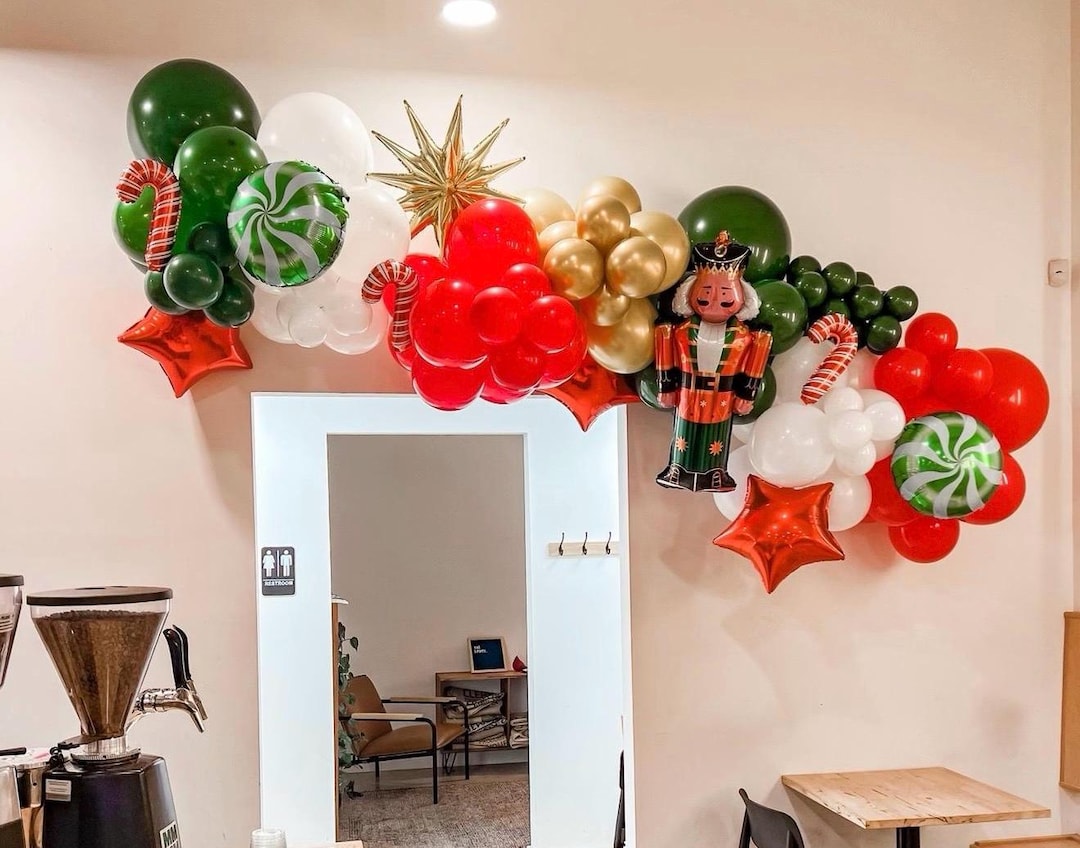 Nutcracker Christmas- Holiday Balloons- Merry Christmas- Balloon Arch ...