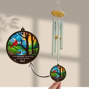Personalized Wind Chimes, Memorial Chime, Loss Of Mom Gift, Sympathy Gift, Memorial Wind Chime, Bereavement Gift, Outdoor Wind Chimes