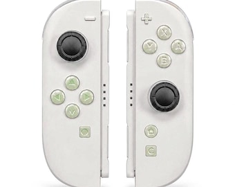 Custom White Pearl Nintendo Switch 2 Joy-Cons with TMR Drift-Resistant Joysticks, 1-Year Warranty
