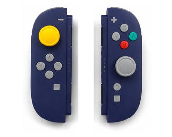 Aangepaste Game Cube Nintendo Switch 2 Joy-Cons met TMR-joysticks die drift tegengaan, 1 jaar garantie