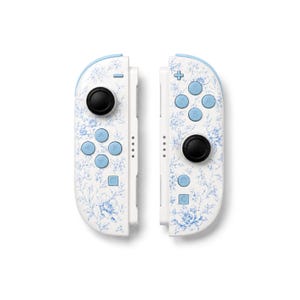 Joy-Cons 2 para Nintendo Switch con diseño personalizado de Toile francés y joysticks TMR resistentes a la deriva, 1 año de garantía.