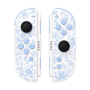 Joy-Cons 2 para Nintendo Switch con diseño personalizado de Toile francés y joysticks TMR resistentes a la deriva, 1 año de garantía.